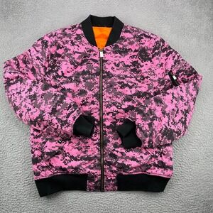 Supreme Jacket MA-1 Mens XL Extra Large Authentic Reversible FW17 Digital Camo
